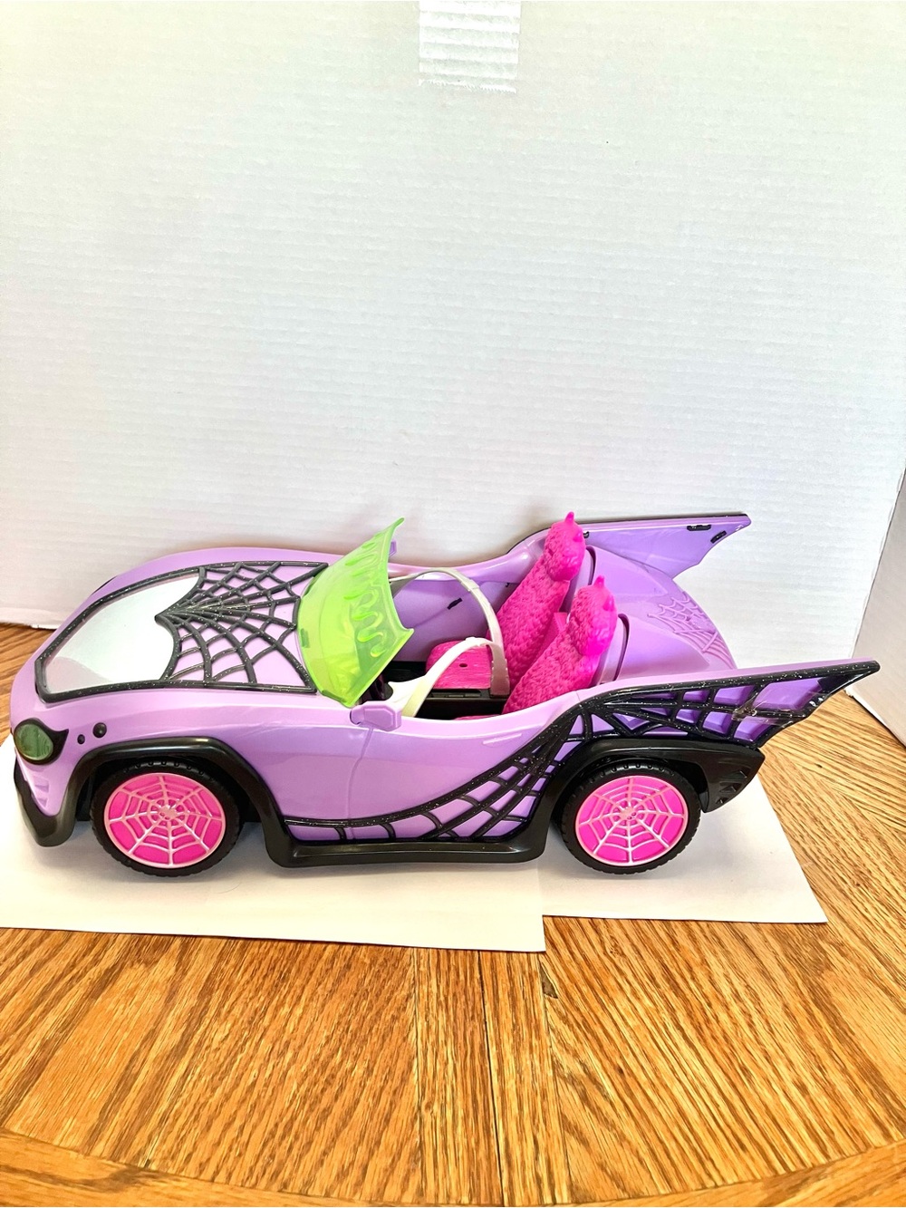 Monster High Ghoul Mobil Convertible Car Purple No Accessories 2022 Mattel